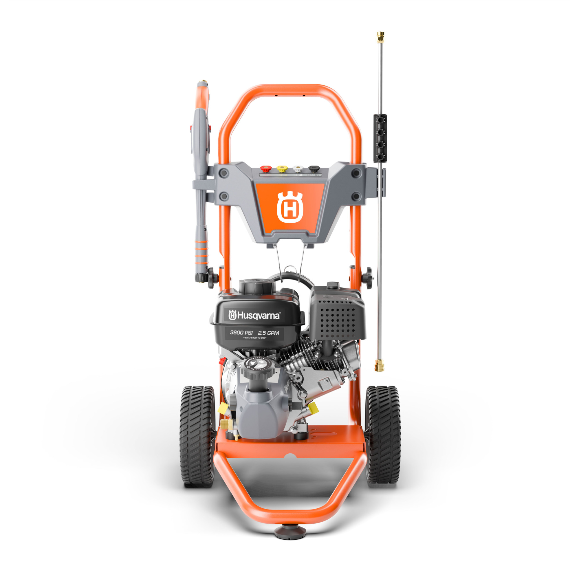 Husqvarna Gas Pressure Washer — 3600 PSI, Control Touch, Briggs & Stratton Engine, Model# 022015
